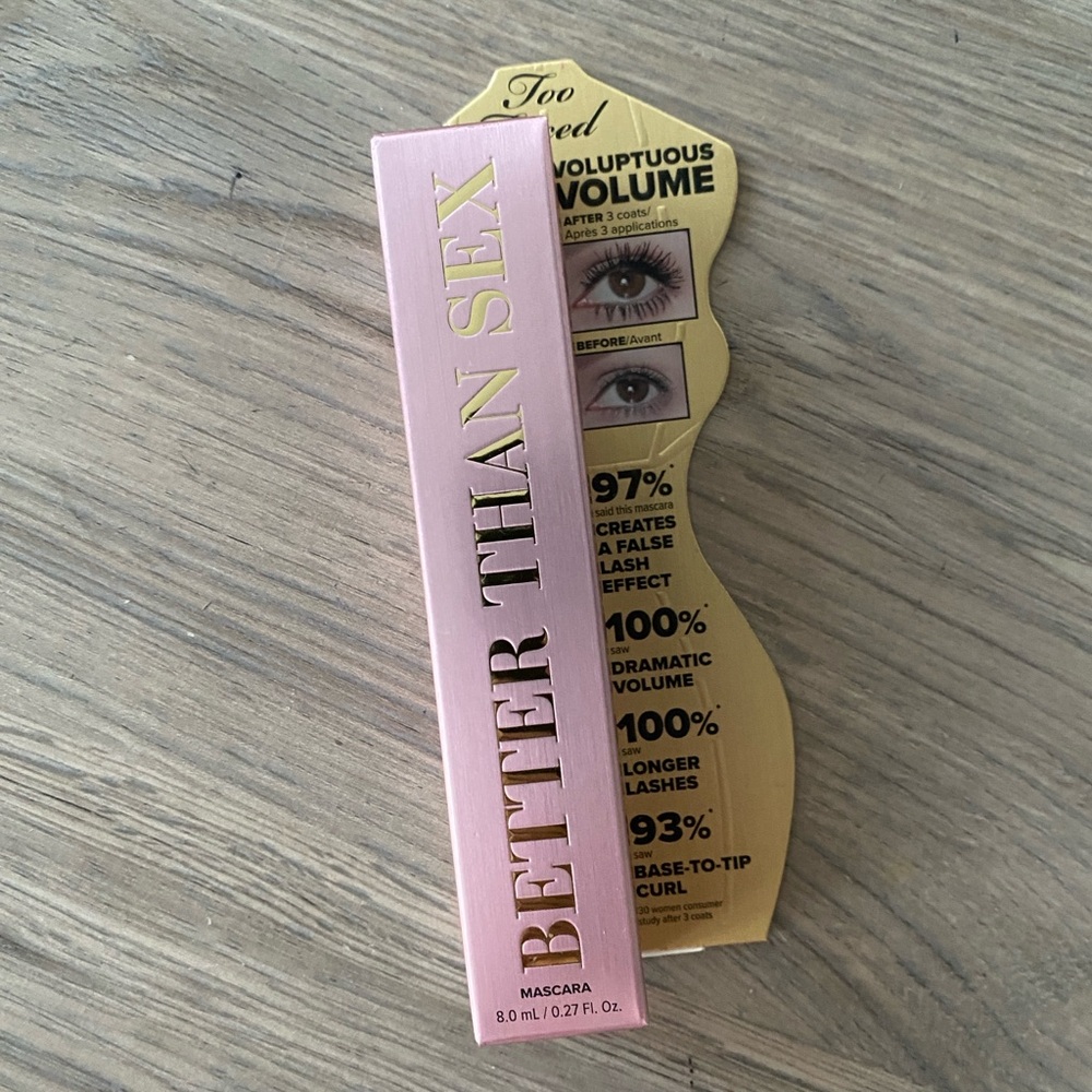 Brand New Too Faced Better Than Sex Mascara